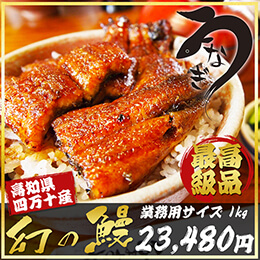 四万十うなぎの蒲焼200g×2